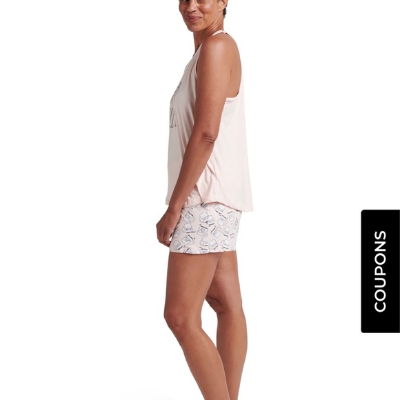 NWT Rae Dunn Brunch Please Cami and Shorts Pajama Set / M - Picture 5 of 9